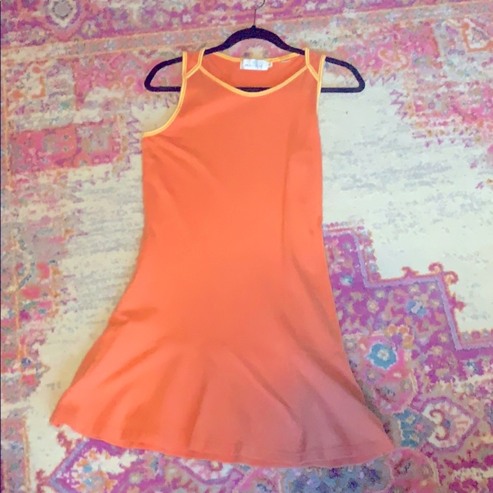 Cute and playful orange Tennis Dress
